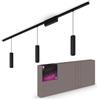 Leroy Merlin Binario Hue Perifo Soffitto x3 cilindri sosp N nero LED 1530 LM