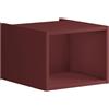 Leroy Merlin Pensile bagno Brera laccato opaco rosso jaipur P 45.3 x L 39.9 x H 30 cm