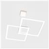Leroy Merlin Lampadario LED design Kira bianco 4900 lumen
