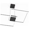 Leroy Merlin Lampadario LED design Kira nero 4900 lumen