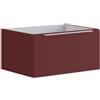 Leroy Merlin Cassettone bagno Brera 1 cassetto P 45.5 x L 59.5 x H 30 cm laccato opaco rosso jaipur