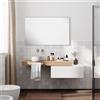 Leroy Merlin Top per lavabo STEP/STAR L 120.3 x H 10 x P 46.5 cm rovere mdf