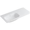 Leroy Merlin Mobile bagno sospeso con lavabo L 100 x H 40 cm olmo rousseau/grigio carbone 1 cassetto per vasca a sinistra Pixel