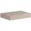 Leroy Merlin Top per lavabo Brera L 80 x H 9.8 x P 46 cm rovere chiaro mdf