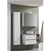 Leroy Merlin Colonna per mobile bagno Brera 1 anta P 27 x L 30 x H 160 cm laccato opaco bianco