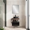 Leroy Merlin Mobile da bagno sospeso Star con top integrato L 60.3 x H 30 x P 46 cm noce walnut, 1 cassetto