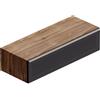 Leroy Merlin Mobile da bagno sospeso Star con top integrato L 120.3 x H 30 x P 46 cm noce walnut, 1 cassetto ammortizzato e dotato di illuminazione a LED