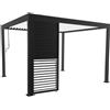 NATERIAL Parete per pergola NATERIAL Astra antracite lato 0,9m