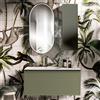 Leroy Merlin Mobile bagno sospeso con lavabo L 80 x H 40 cm verde foglia 1 cassetto per vasca centrale Pixel