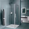 Leroy Merlin Pannello laterale per box doccia Record H 196.5 X 87,5-89,5 cm vetro trasparente profilo cromo sx