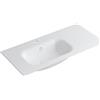 Leroy Merlin Mobile bagno sospeso con lavabo L 100 x H 40 cm grigio pastello/grigio carbone 1 cassetto per vasca a sinistra Pixel