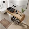 Leroy Merlin Mobile da bagno sospeso sotto lavabo Star L 60.3 x H 30 x P 46 cm rovere oak, 1 cassetto