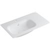 Leroy Merlin Mobile bagno sospeso con lavabo L 80 x H 40 cm olmo rousseau/grigio carbone 1 cassetto per vasca a sinistra Pixel