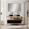 Leroy Merlin Mobile da bagno sospeso Star L 120.3 x H 30 x P 46 cm rovere oak, 1 cassetto ammortizzato e dotato di illuminazione a LED