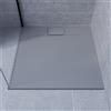 SENSEA Piatto doccia SENSEA in composito minerale di resina gelificata grigio L 100 x L 100 x H 2.7 cm