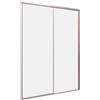 Leroy Merlin Porta doccia L 167-170 cm x H 200 cm, per nicchia in vetro trasparente SP. 8 mm, profilo argento