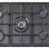 Delonghi Piano cottura 5 fuochi L 84 cm ANL 59 PRO DE'LONGHI antracite griglie in ghisa