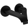 Hansgrohe Rubinetto per lavabo a canna media getto a cascata d'acqua Vivenis nero verniciato opaco HANSGROHE H 11 cm