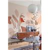 GRANDECOLIFE Fotomurale GRANDECOLIFE Red, beige, arancione e nocciola 371X280 cm