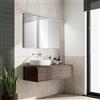 Leroy Merlin Mobile da bagno sospeso Step con top L 120.3 x H 30 x P 46 cm noce walnut liscio, 1 cassetto