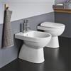 Geberit Coppia sanitari distanziato scarico a pavimento GEBERIT Selnova WC: P 53.5 x L 35.8 x H 40 cm, bidet: P 52 x L 35.8 x H 40 cm