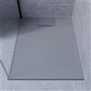 SENSEA Piatto doccia SENSEA in composito minerale di resina gelificata Neo grigio L 80 x L 100 x H 2.7 cm opaco