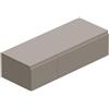 Leroy Merlin Mobile da bagno sospeso Step con top L 120.3 x H 30 x P 46 cm tortora taupe liscio, 2 cassetti