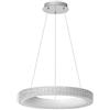 Leroy Merlin Lampadario LED neoclassico Chanel cromo Ø50cm, luce naturale 4200 lumen
