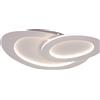 NOVECENTO Plafoniera LED Isotta bianco IP20 cct da bianco caldo a bianco freddo con regolazione di temperatura, 3600 lumen NOVECENTO