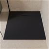 SENSEA Piatto doccia SENSEA in composito minerale di resina gelificata nero L 100 x L 100 x H 2.7 cm