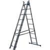 GIERRE Scala trasformabile GIERRE Modula in alluminio portata massima 150 kg EN 131 per lavori fino a 5.68 m