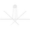 Leroy Merlin Lampadario LED design MIKADO bianco Ø100cm, luce con 3 temperature di colore 4500 lumen