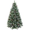 Leroy Merlin Albero di Natale innevato PVC H 240 cm x ø 140 cm