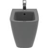 Ideal Standard Bidet filomuro i.life B IDEAL STANDARD L 35.5 x H 40 x P 54 cm Grigio Lucido