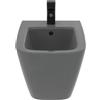 Ideal Standard Bidet sospeso grigio lucido i.life b IDEAL STANDARD L 35.5 x H 30 x P 54 cm