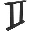 ASCHIERI DE PIETRI Gamba per mobili ASCHIERI DE PIETRI QS in legno grigio satinato L 79 x P 10.5 x H 74 cm