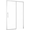 SENSEA Porta doccia scorrevole Remix2 L 120 x H 195 x P 0.6 cm in vetro vetro senza finitura / trasparente profilo cromo