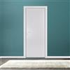 Leroy Merlin Porta interna a battente Bach in MDF colore bianco, L 70 x H 200 cm, apertura reversibile