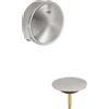 Grohe Coperchio per troppopieno lavabo GROHE in ottone spazzolato H 94 mm L 97 mm