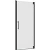 SENSEA Porta doccia battente Remix2 L 100 x H 195 x P 0.6 cm in vetro vetro senza finitura / trasparente profilo nero