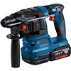 Bosch Professional Martello tassellatore a batteria BOSCH PROFESSIONAL GBH 18V 4Ah 1.9J, 2 batterie