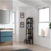 Leroy Merlin Specchio Contenitore Con Illuminazione Akira laccato opaco blu pacifico L 51.5 x H 70 x P 15.5 cm