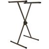 STEELMI Gamba per mobili a X STEELMI Ibex regolabile in acciaio bronzo opaco L 60 x P 58 x H max 110 cm