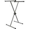 STEELMI Gamba per mobili a X STEELMI Ibex regolabile in acciaio trasparente lucido L 60 x P 58 x H max 110 cm