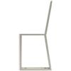 STEELMI Gamba per mobili STEELMI 4 IN 1 in acciaio cromo opaco L 39 x P 8 x H 85 cm