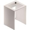 SENSEA Mobile lavanderia Jnka in truciolare legno larice bianco P 66 x L 70 x H 92 cm