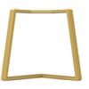 STEELMI Gamba per mobili irregolare STEELMI Angolo in acciaio dorato opaco L 78 x P 78 x H 70 cm
