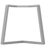 STEELMI Gamba per mobili STEELMI Angolo in acciaio argentato satinato L 78 x P 78 x H 70 cm