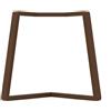 STEELMI Gamba per mobili STEELMI Angolo in acciaio marrone lucido L 78 x P 78 x H 70 cm