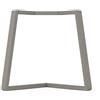 STEELMI Gamba per mobili STEELMI Angolo in acciaio trasparente lucido L 78 x P 78 x H 70 cm
